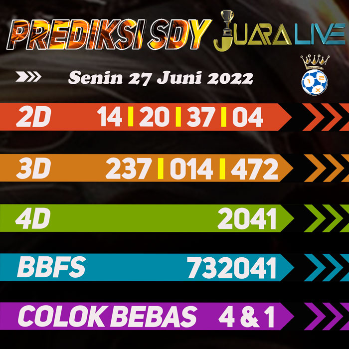 Prediksi SDY rumusan hari Senin